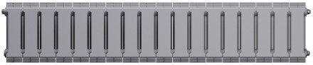 Биметаллический радиатор Royal Thermo PianoForte 200 /Silver Satin - 18 секц.