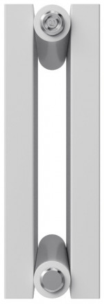 Стальной трубчатый радиатор 2-колончатый Royal Thermo Shift Q30 C2030 - 38 секц. RAL9016, боковое 1/2