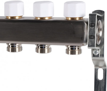 Для отопления Rommer 1&quot;/3/4&quot;x9 с запорными клапанами (RMS-3200-000009)