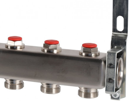 Для отопления Rommer 1&quot;/3/4&quot;x9 с запорными клапанами (RMS-3200-000009)