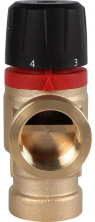 Смесительный клапан Rommer 3/4&quot; ВР 35-60°С KV 1,6 (RVM-0112-166020) боковое смешивание