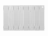 Биметаллический радиатор отопления Royal Thermo PianoForte 300 8 секций Bianco Traffico