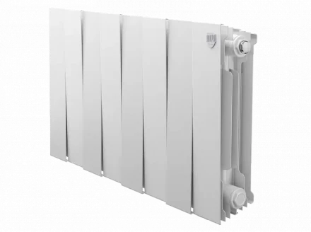 Биметаллический радиатор отопления Royal Thermo PianoForte 300 8 секций Bianco Traffico