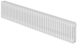 Стальной трубчатый радиатор 3-колончатый Royal Thermo Insignia VC3030 - 42 секц. RAL9016, нижнее 1/2