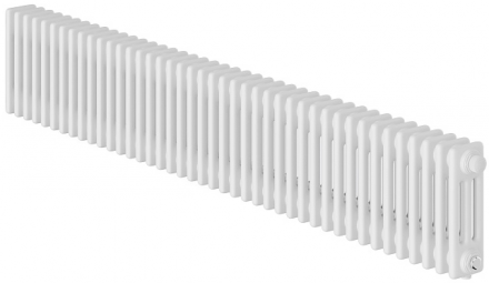 Стальной трубчатый радиатор 3-колончатый Royal Thermo Insignia VC3030 - 42 секц. RAL9016, нижнее 1/2