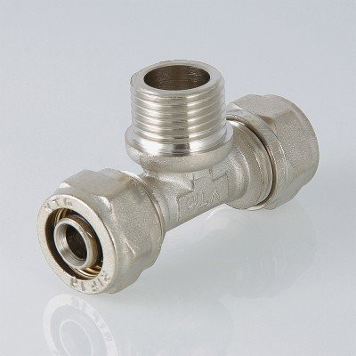 Фитинг обжимной тройник VALTEC VTm.333.N.160416 16x1/2&quot;x16