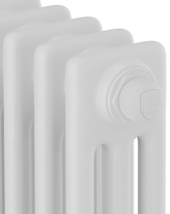 Стальной трубчатый радиатор 3-колончатый Royal Thermo Insignia VC3050 - 22 секц. RAL9016, нижнее 1/2