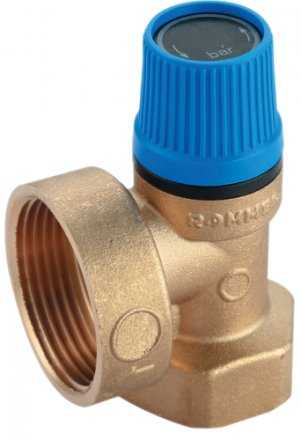 Предохранительный клапан Rommer 10 бар 3/4&quot;x1&quot; (RVS-0003-010020)