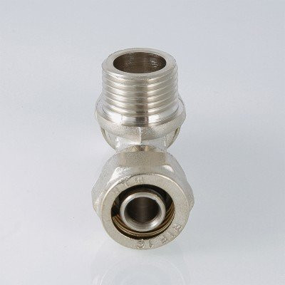 Фитинг обжимной тройник VALTEC VTm.333.N.260626 26x1&quot;x26 с переходом на наружную резьбу