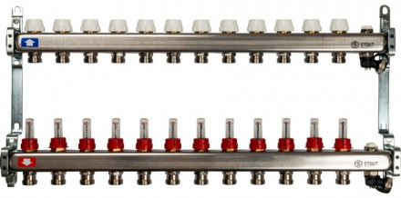 Коллектор с запорными клапанами STOUT SMS-0927-000012