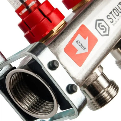 Коллектор с расходомерами STOUT SMS 0917 000008