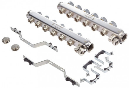 Для отопления Royal Thermo 1&quot; ВР-3/4&quot; НР, 11 выходов, нерж. (RTE 51.111)