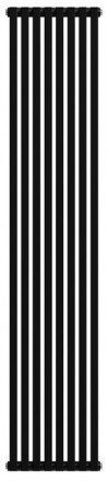 Стальной трубчатый радиатор 2-колончатый Royal Thermo Shift Q30 C2180 - 08 секц. RAL9005m, боковое 1/2