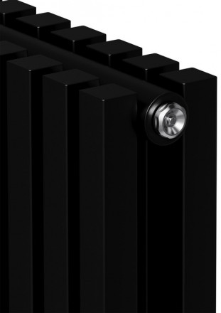 Стальной трубчатый радиатор 2-колончатый Royal Thermo Shift Q30 C2180 - 08 секц. RAL9005m, боковое 1/2