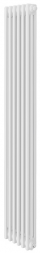 Стальной трубчатый радиатор 3-колончатый Royal Thermo Insignia VC3180 - 06 секц. RAL9016, нижнее 1/2