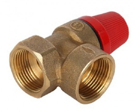 Клапан предохранительный Wester 1/2&quot; 3бар с отв.1/4&quot;