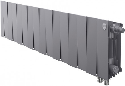 Биметаллический радиатор Royal Thermo Pianoforte 200 VD 16 секц. Silver Satin