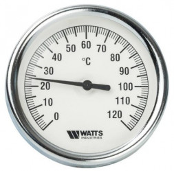 Термометр биметаллический с погружной гильзой Watts F+R801 (T) 80/75