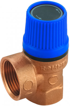 Предохранительный клапан Rommer 8 бар 1/2&quot;x3/4&quot;(RVS-0003-008015)