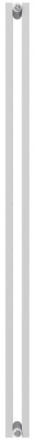 Стальной трубчатый радиатор 2-колончатый Royal Thermo Shift Q30 C2180 - 12 секц. RAL9016, боковое 1/2