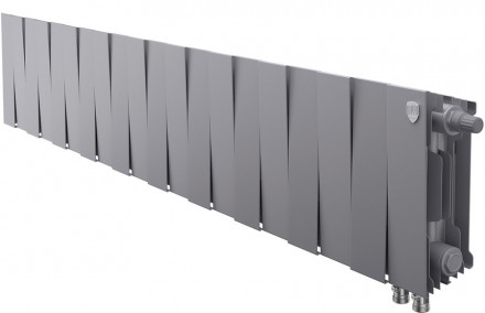 Биметаллический радиатор Royal Thermo Pianoforte 200 VD 20 секц. Silver Satin
