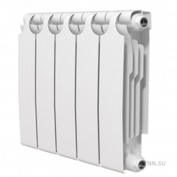 Секционный биметаллический радиатор BR1-350 8 секций ТеплоПрибор теплоотдача 1072 Вт