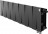Биметаллический радиатор Royal Thermo Pianoforte 200 VD- 14 секц. Noir Sable