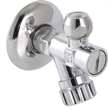 Вентиль с фильтром для подключения сантехнических проборов Valtec 1/2&quot;х3/8