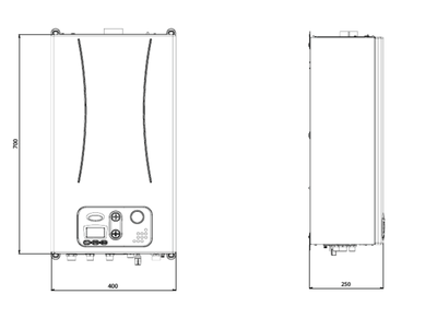 Настенный газовый котел Fondital ANTEA RBTFS 40