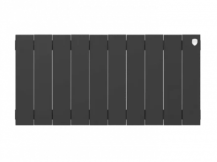 Биметаллический радиатор отопления Royal Thermo PianoForte 300 10 секций Noir Sable