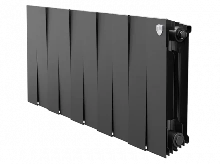 Биметаллический радиатор отопления Royal Thermo PianoForte 300 10 секций Noir Sable