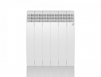 Биметаллический радиатор Royal Thermo Biliner 500 VD 6 секц. Bianco Traffico