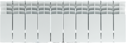 Биметаллический радиатор STOUT Titan 200 б/п 7 секции (SRB-3310-020007)