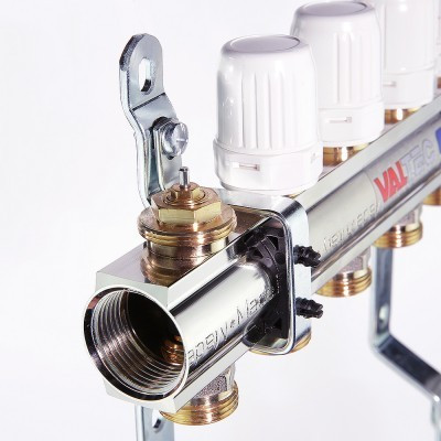 Для отопления VALTEC 1&quot;х3 вых. Евроконус 3/4&quot;