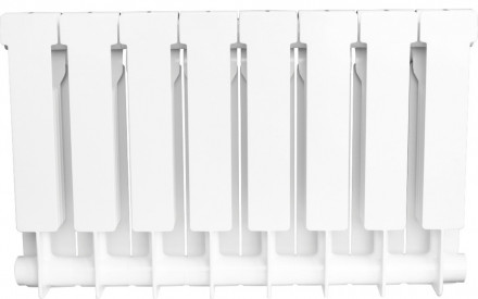 Алюминиевый радиатор STOUT ALPHA 350 8 секций (SRA-2310-035008)