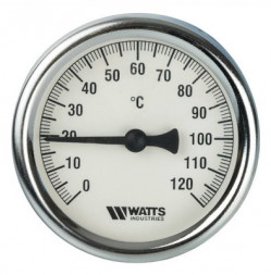 Термометр биметаллический с погружной гильзой Watts F+R801 (T) 63/75