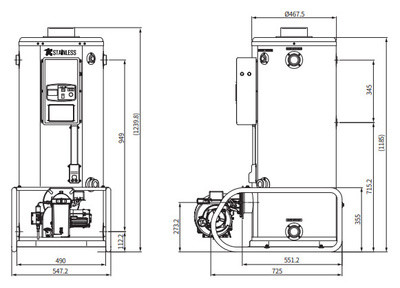 Дизельный котел Navien 735RTD