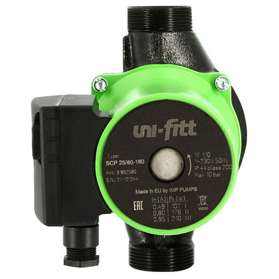 Насосная группа Uni-fitt DN25, с термосмесителем, Uni-Fitt SCP 25/60 180