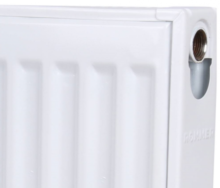 Стальной панельный радиатор Тип 20 Rommer Compact 20/500/2600 боковое подключение