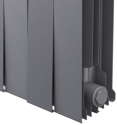 Биметаллический радиатор Royal Thermo PianoForte 300 Silver Satin - 10 секц.