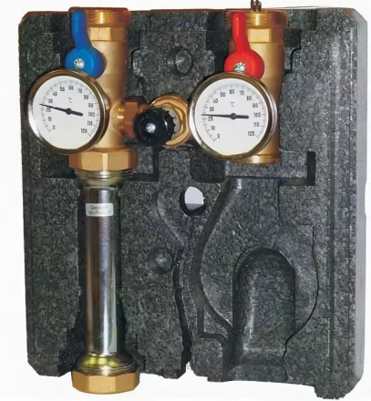 Насосный модуль Watts PAS25-KH без насоса, 2 шаровых крана на подаче