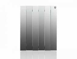 Биметаллический радиатор отопления Royal Thermo PianoForte 500 VD 6 секций Silver Satin