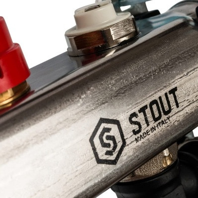 Коллектор с запорными клапанами STOUT SMS-0927-000002