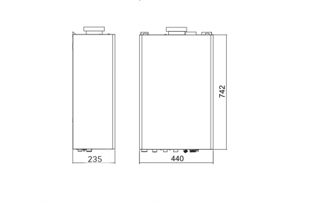 Настенный газовый котел Thermex EuroElite F24