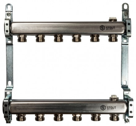 Коллектор для радиаторной разводки STOUT SMS 0923 000006