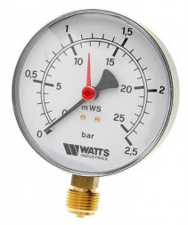 Манометр радиальный Watts F+R200 (MDR) 100/ 25x1/2&quot;
