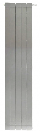 Алюминиевый радиатор STOUT Oscar 1800 5 секций (цвет 2676 cod.08 серый)