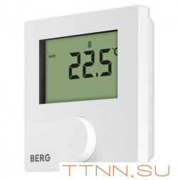 Berg BT30-230 термостат, цифровой с дисплеем, не программируемый