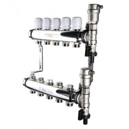 Коллекторный блок Valtec VTc.588.EMNX.0609 1&quot;, 9х 3/4&quot; евроконус