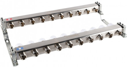 Для отопления Rommer 1&quot;/3/4&quot;x10 с запорными клапанами (RMS-3200-000010)